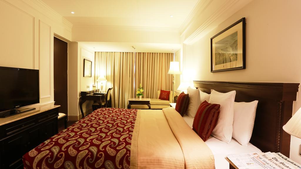 The Ashok, New Delhi Hotel Quarto foto A room at the Taj Bengal