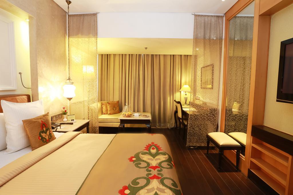 The Ashok, New Delhi Hotel Quarto foto A room at the Taj Bengal